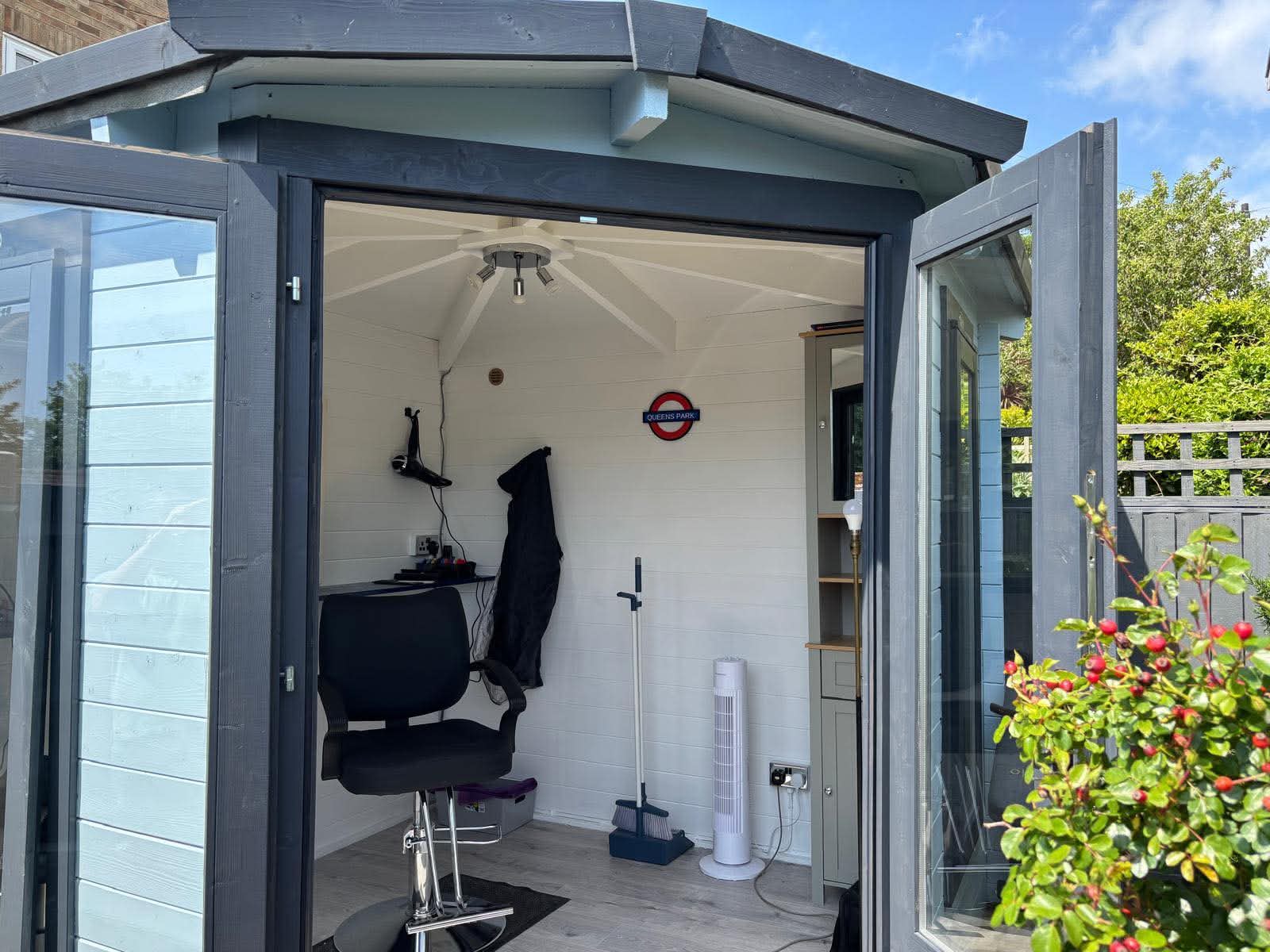 Queens Park Haircuts private barber studio, first photograph
